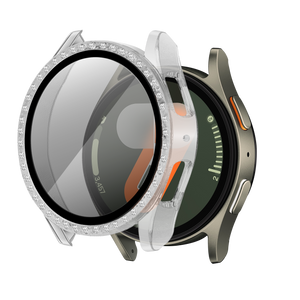Samsung Galaxy Watch 7 - 40mm Diamond Hülle mit Glass (Transparent)