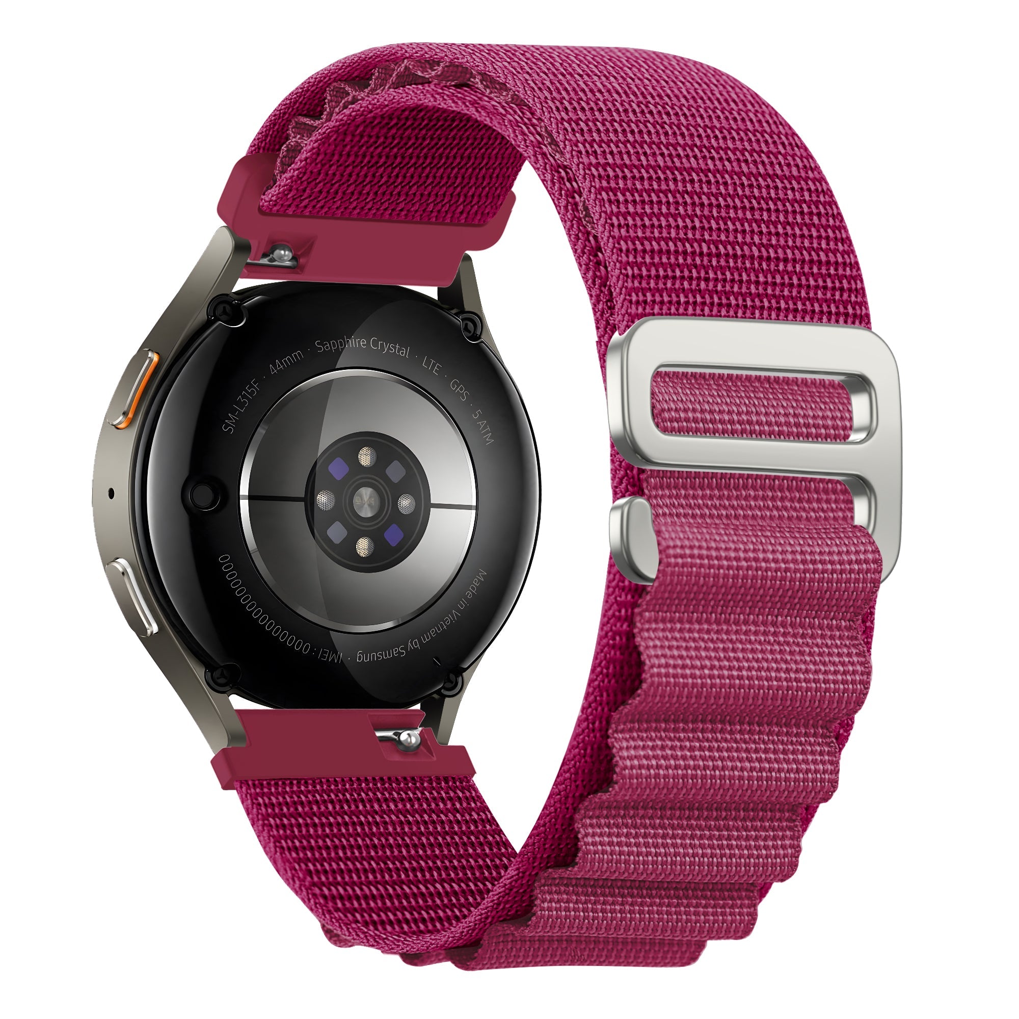 Bandz Huawei Watch GT 3 42mm Alpine Nylonarmband (Rosa-Rot)