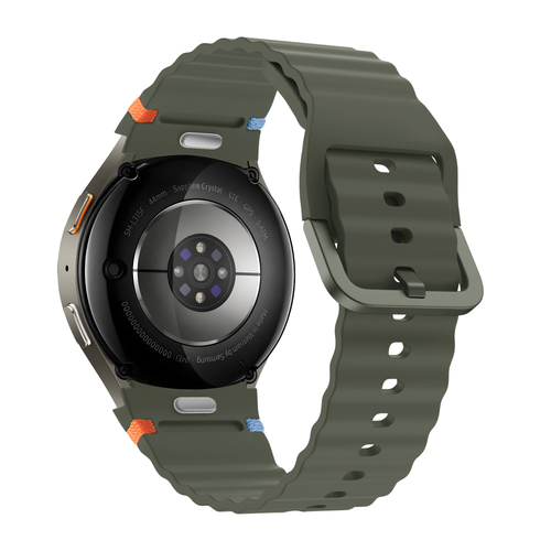 Bandz Samsung Galaxy Watch 7 - 44mm Wave-Armband 'Easy Fit' (Grün)
