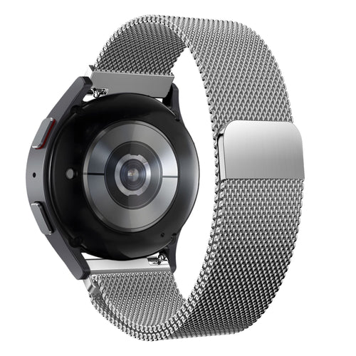 Bandz Coros Pace 2 Milanese Loop Strap (Silver)