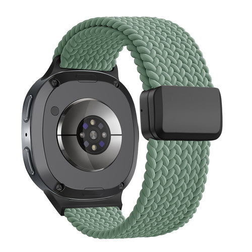 Bandz Samsung Galaxy Watch 8 - 40mm Magnetisch Geflochtenes Armband (Viridiangrün)