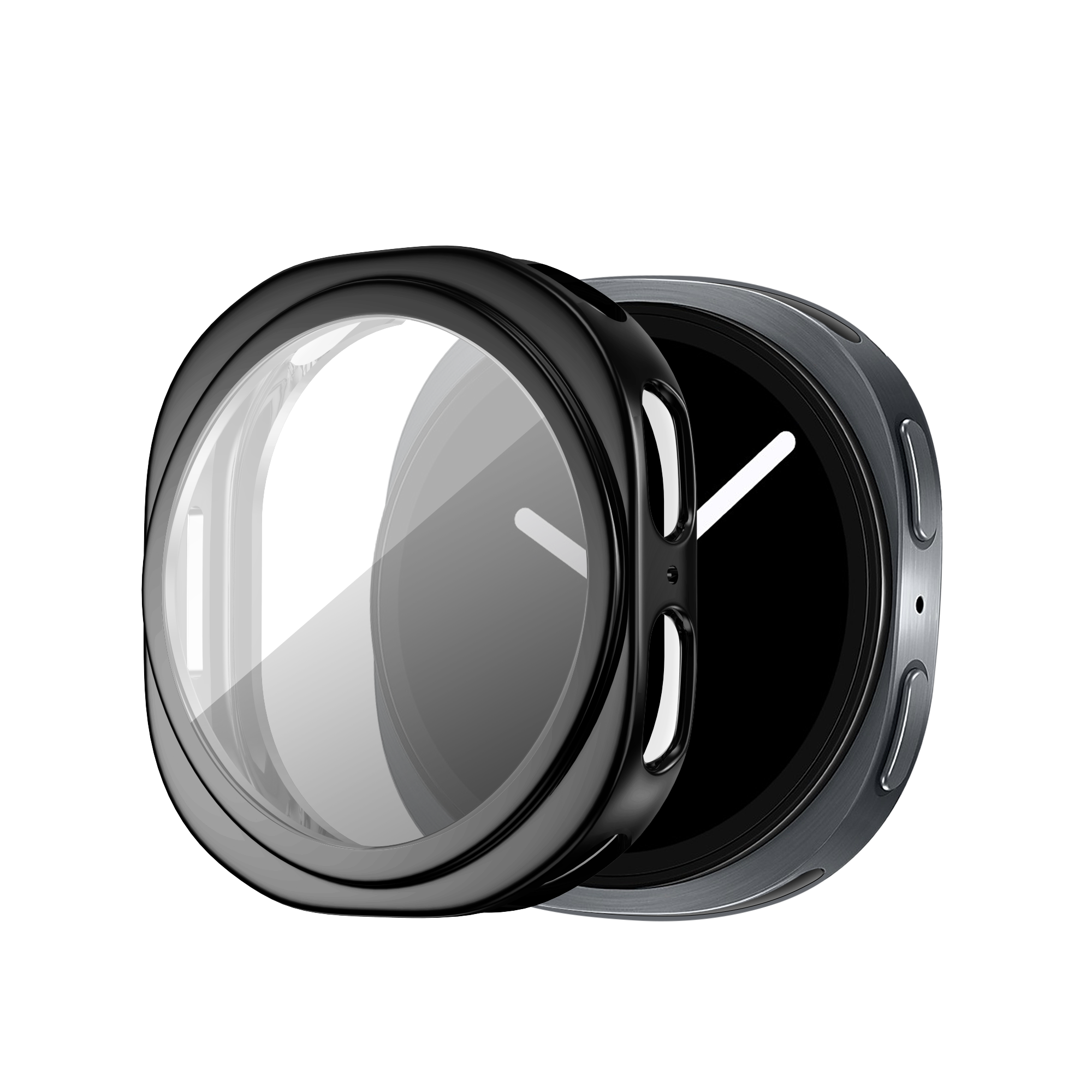 Bandz Samsung Galaxy Watch 8 - 44mm TPU Cover (Black)