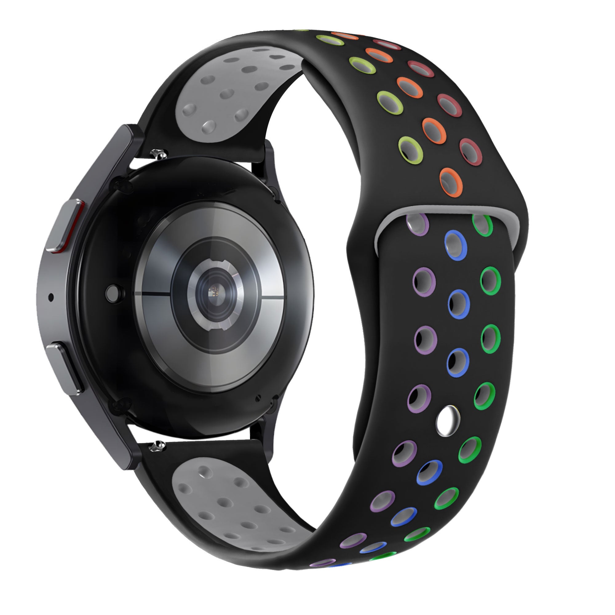 Bandz Coros Pace 2 Sportarmband 'Deluxe' (Schwarz/Regenbogen)