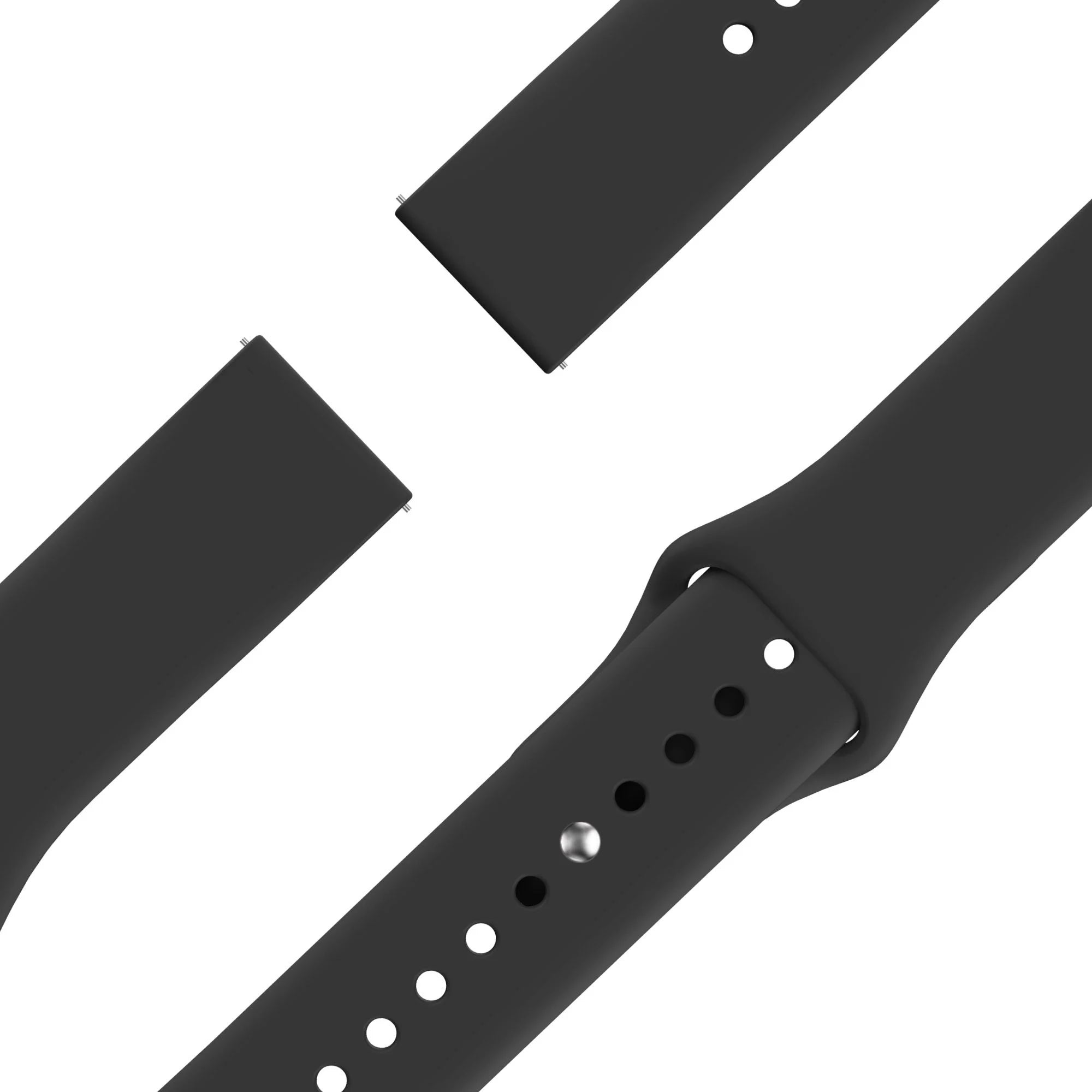 Bandz Amazfit Bip 6 Sportarmband 'Deluxe' (Schwarz)