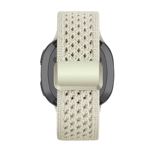Bandz Samsung Galaxy Watch 8 Classic Vintage Nylon Armband (Polarstern)