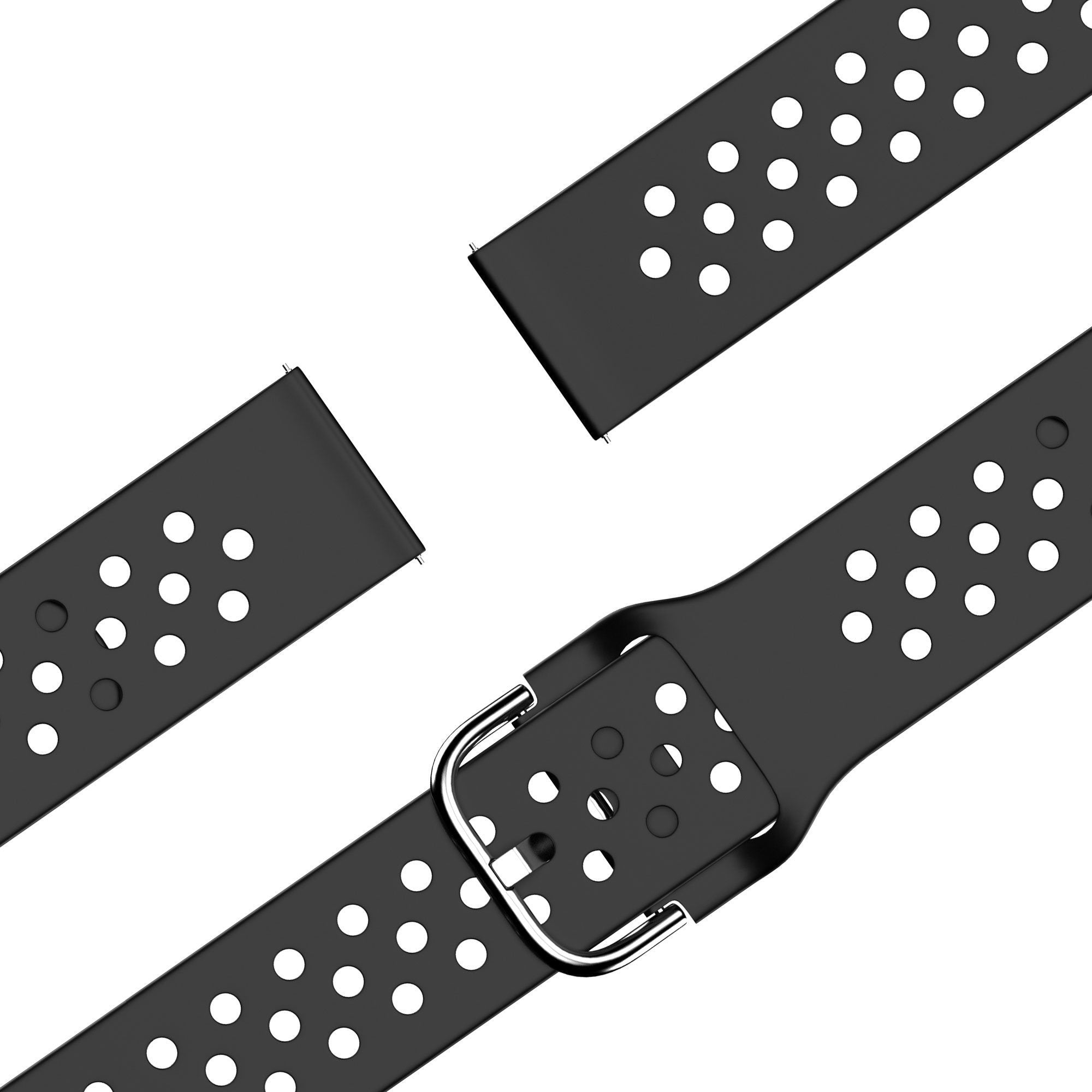 Bandz Coros Apex 42mm Sportarmband 'Air' (Schwarz)