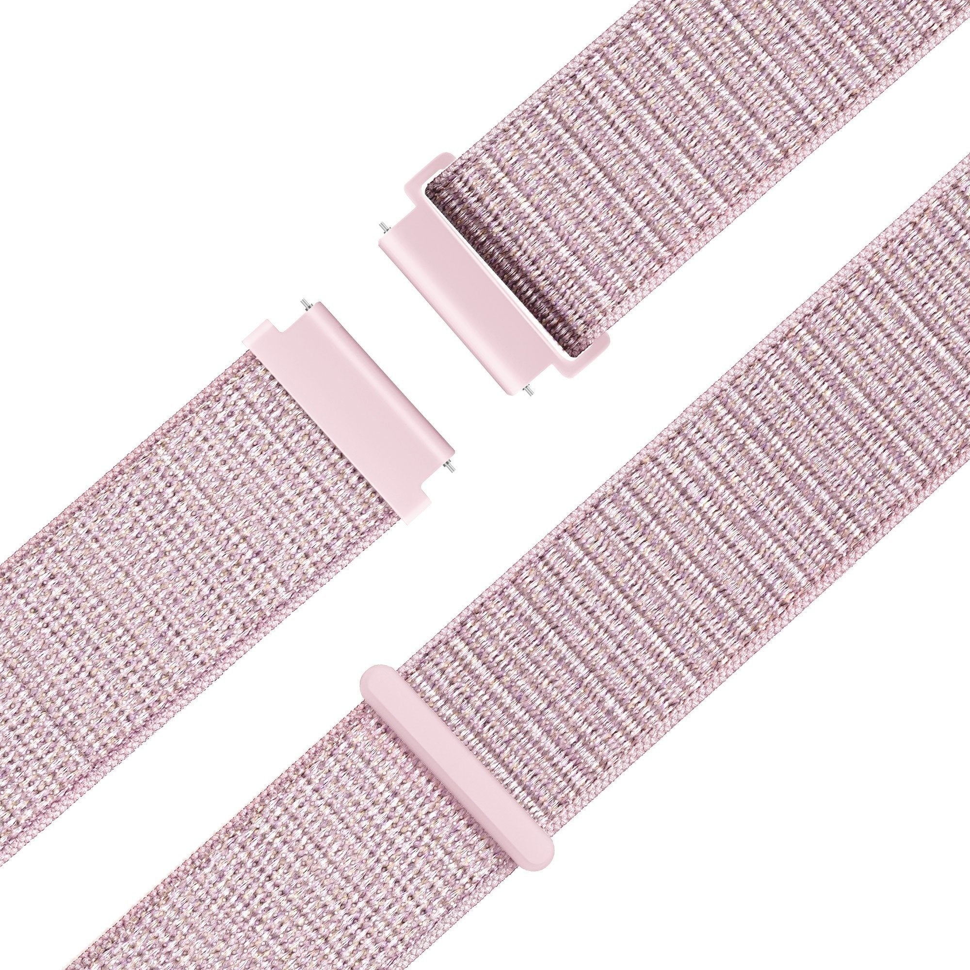 Bandz Amazfit Active 2 Nylon Loop Armband (Rosa)