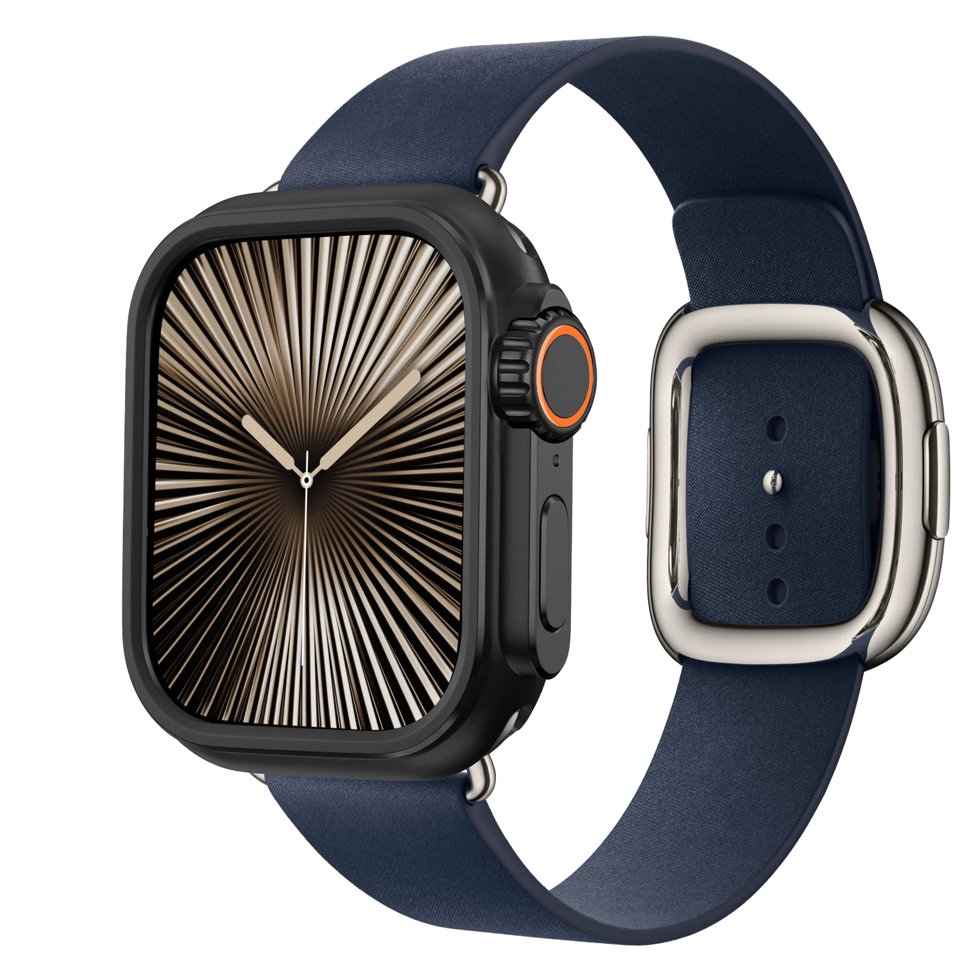 Bandz Apple Watch Metall Hülle (Schwarz)