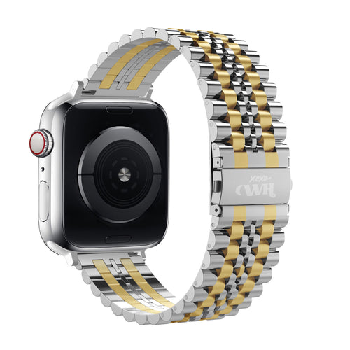 xoxo Wildhearts Apple Watch Stahlarmband (Silber/Gold)