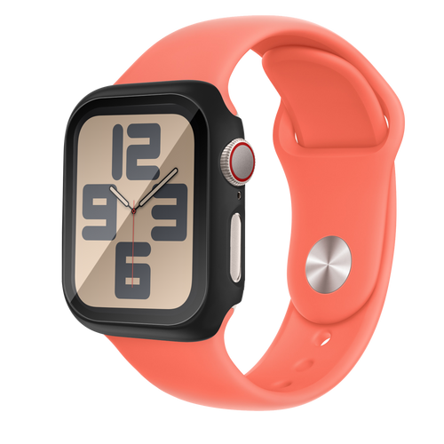 Bandz Apple Watch 10 & 11 PC Case with Glass (Black)