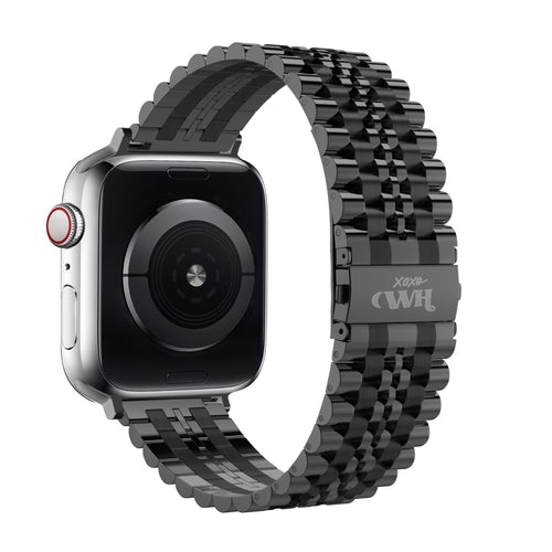 xoxo Wildhearts Apple Watch Stahlarmband (Schwarz)