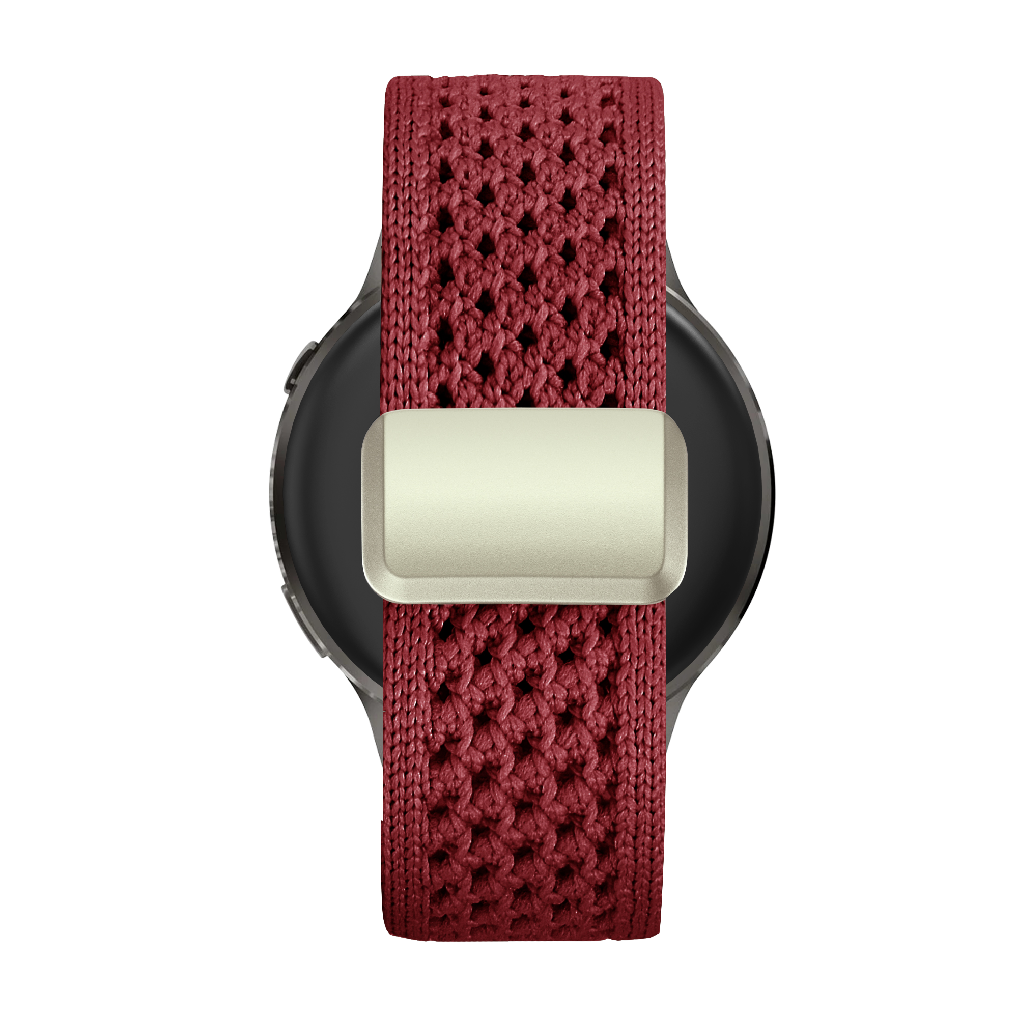 Bandz Garmin Approach J1 Vintage Nylon Strap (Wine Red)