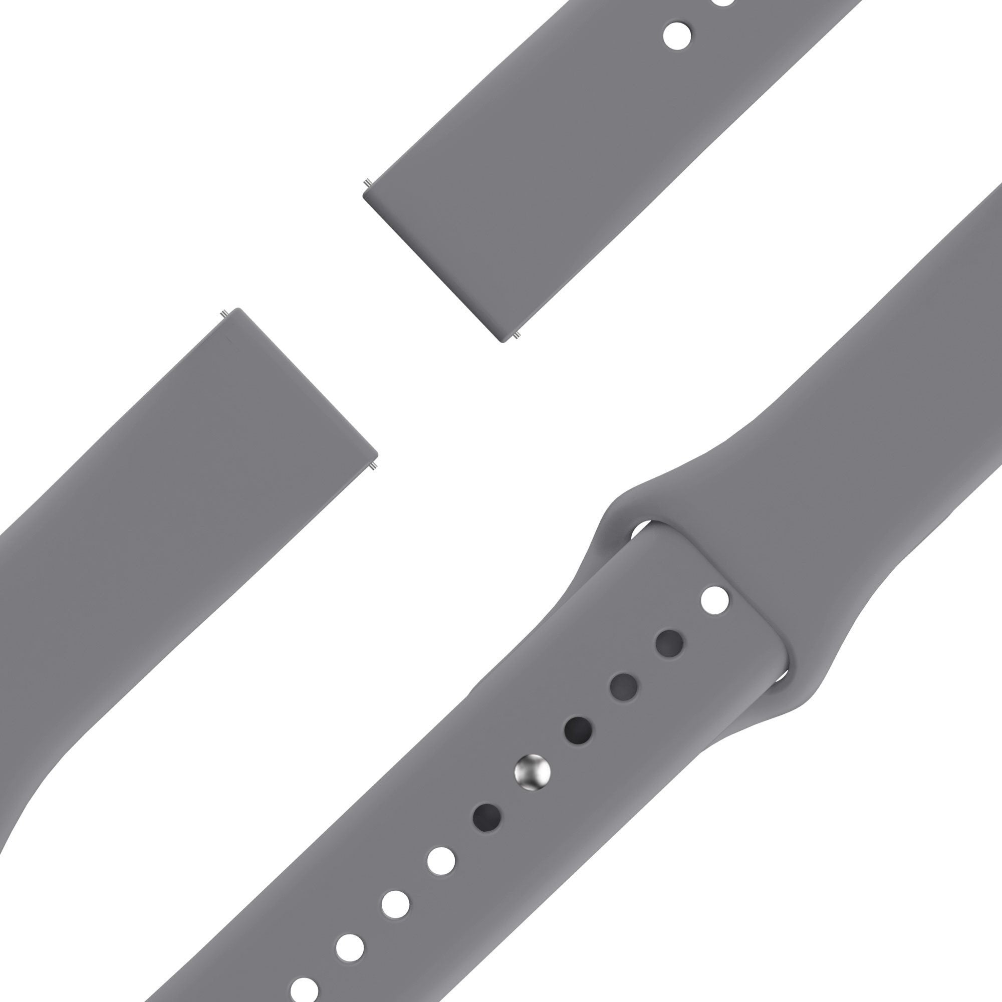 Bandz Coros Apex 42mm Sportarmband 'Deluxe' (Grau)