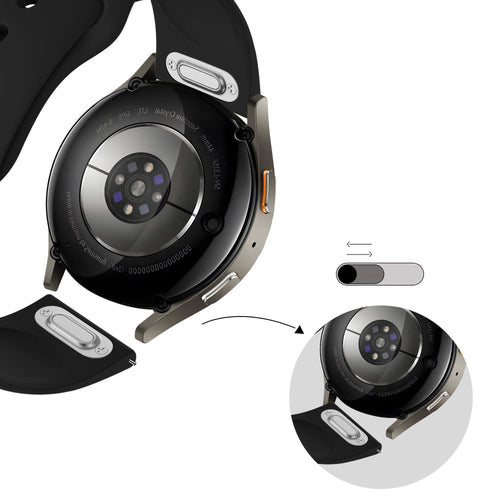 Bandz Amazfit Balance 2 Sportarmband 'Easy fit' (Schwarz)