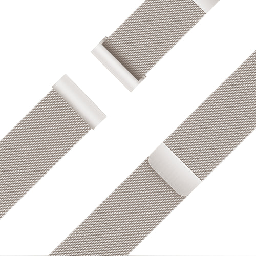 Bandz Garmin Vivoactive 6 Milanese Loop Strap (Starlight)