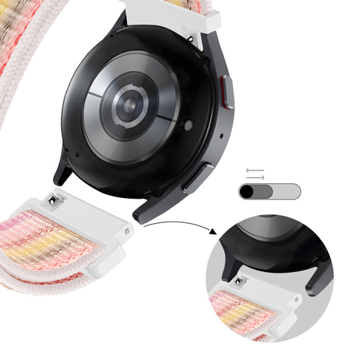 Bandz Pebble Round 2 - 20mm Nylon Loop Strap (Colourful)