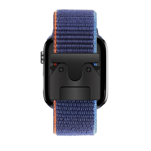 Bandz Apple Watch Ultra Nylonarmband 'Classic' mit P-Schnalle (Dunkelblau)