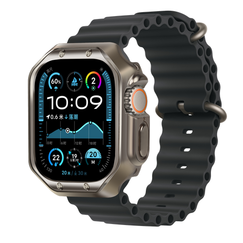 Bandz Apple Watch Ultra - 49mm Galvanized TPU Case  (Titanium)