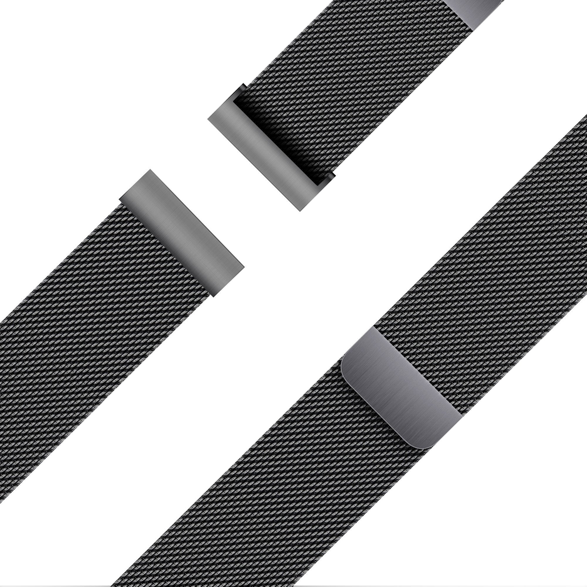 Bandz Suunto Race (S) Milanese Loop Band (Schwarz)