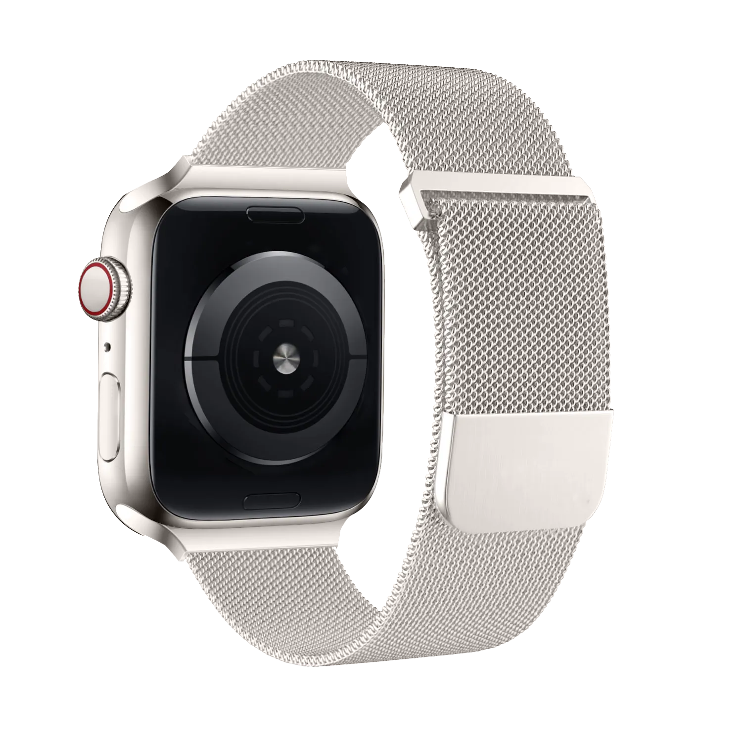 Bandz Apple Watch Milanese Loop Armband (Polarstern)