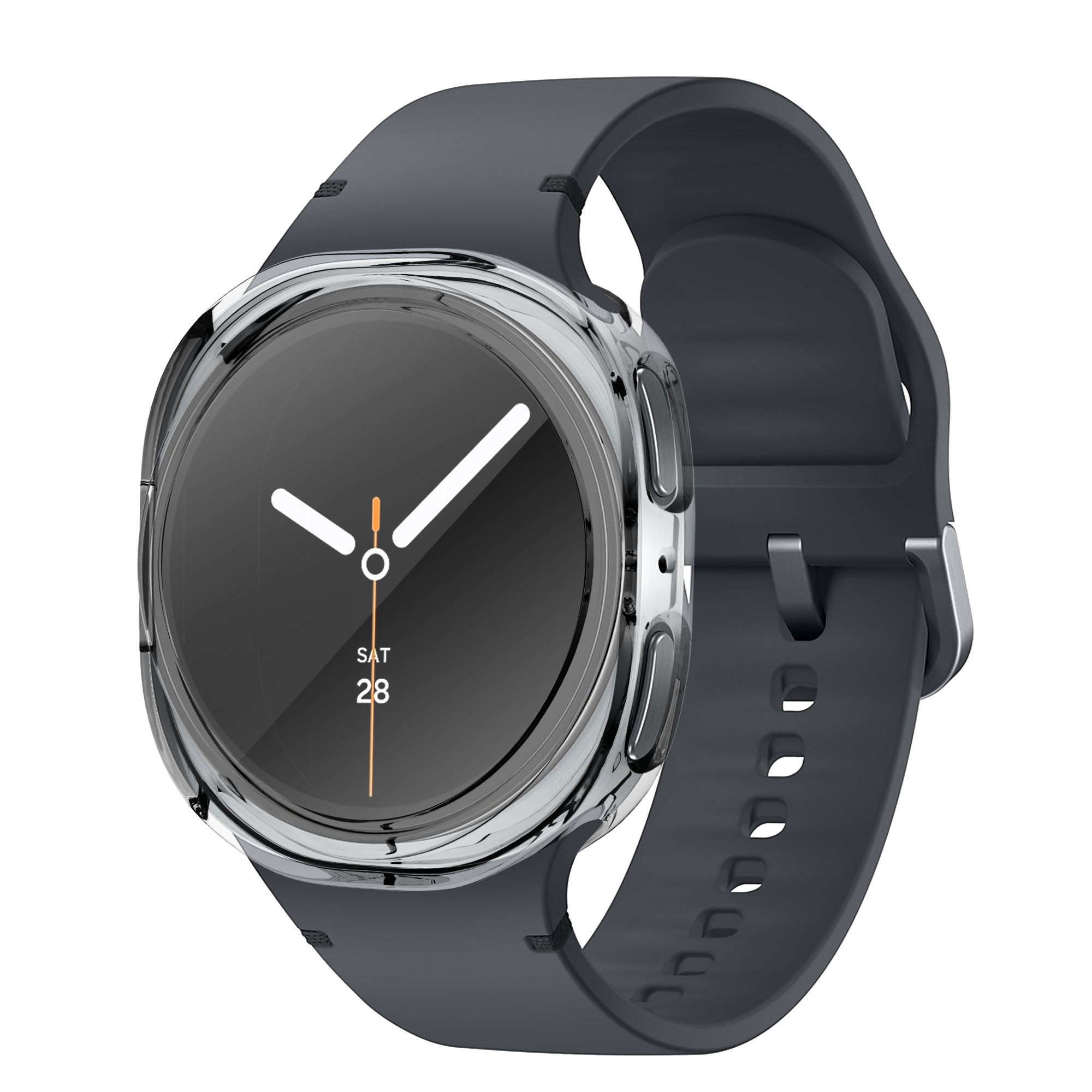 Bandz Samsung Galaxy Watch 8 - 40mm TPU Hülle (Transparant)