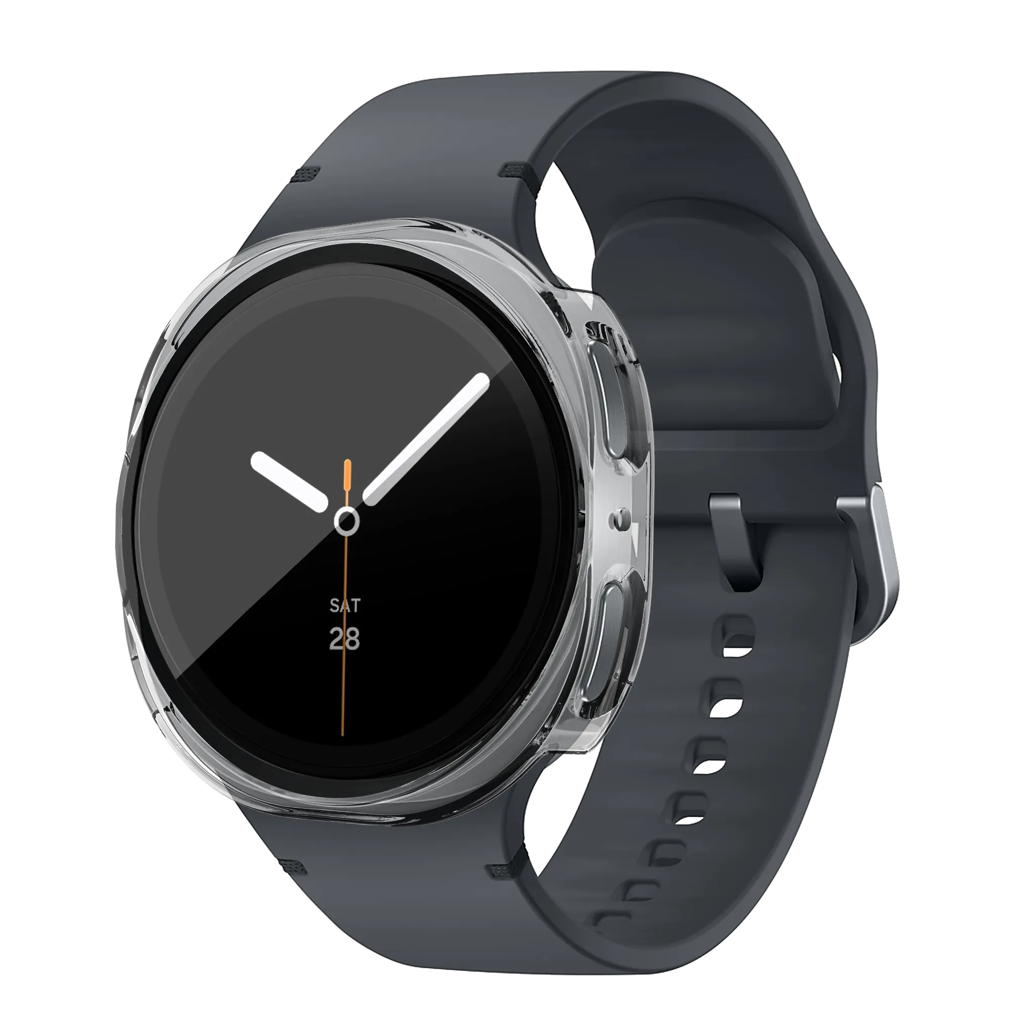 Bandz Samsung Galaxy Watch 8 - 44mm PC Hülle mit Glas (Transparant)