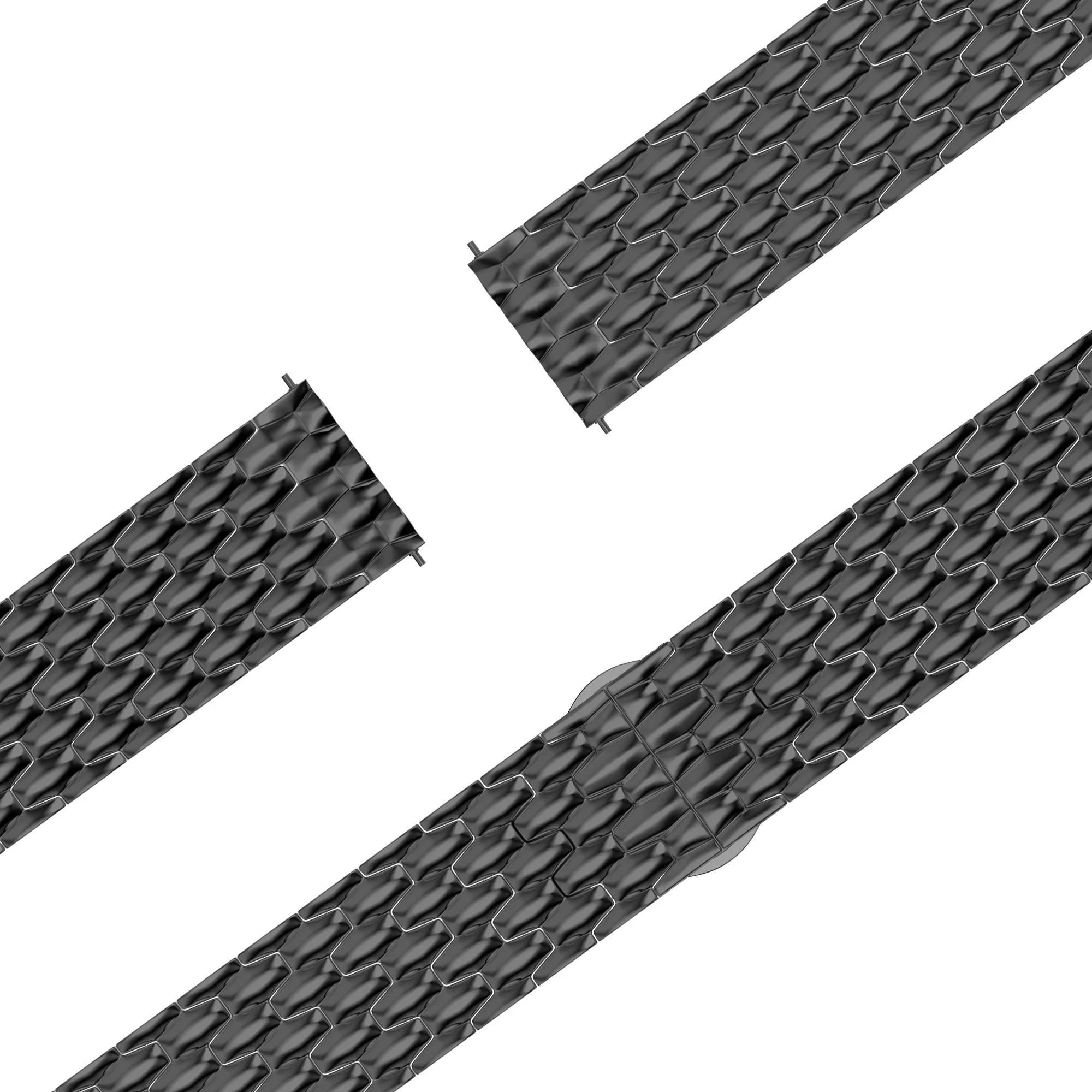 Bandz Oppo Watch X2 Stahlarmband 'Dragon' (Schwarz)
