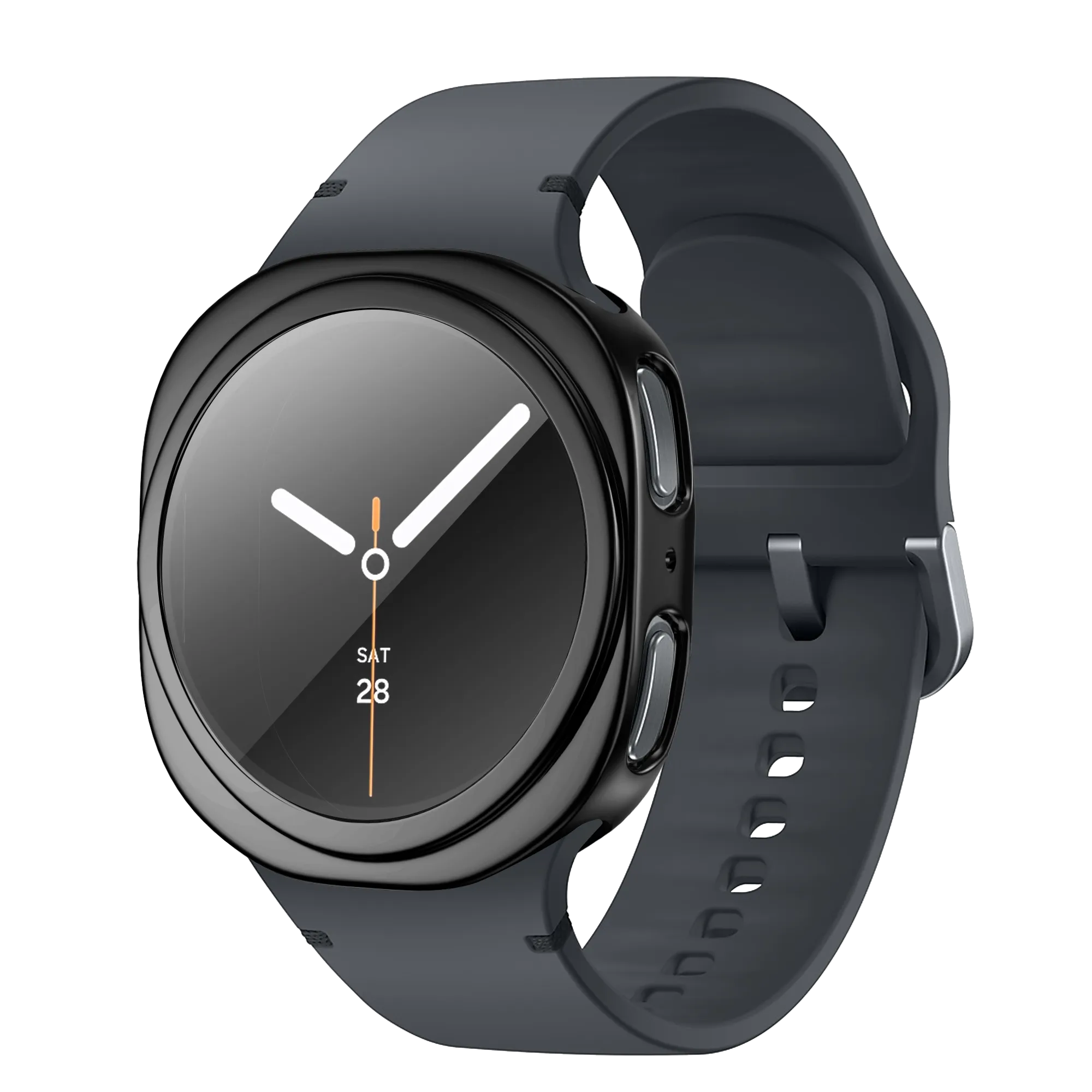 Bandz Samsung Galaxy Watch 8 - 44mm TPU Hülle (Schwarz)