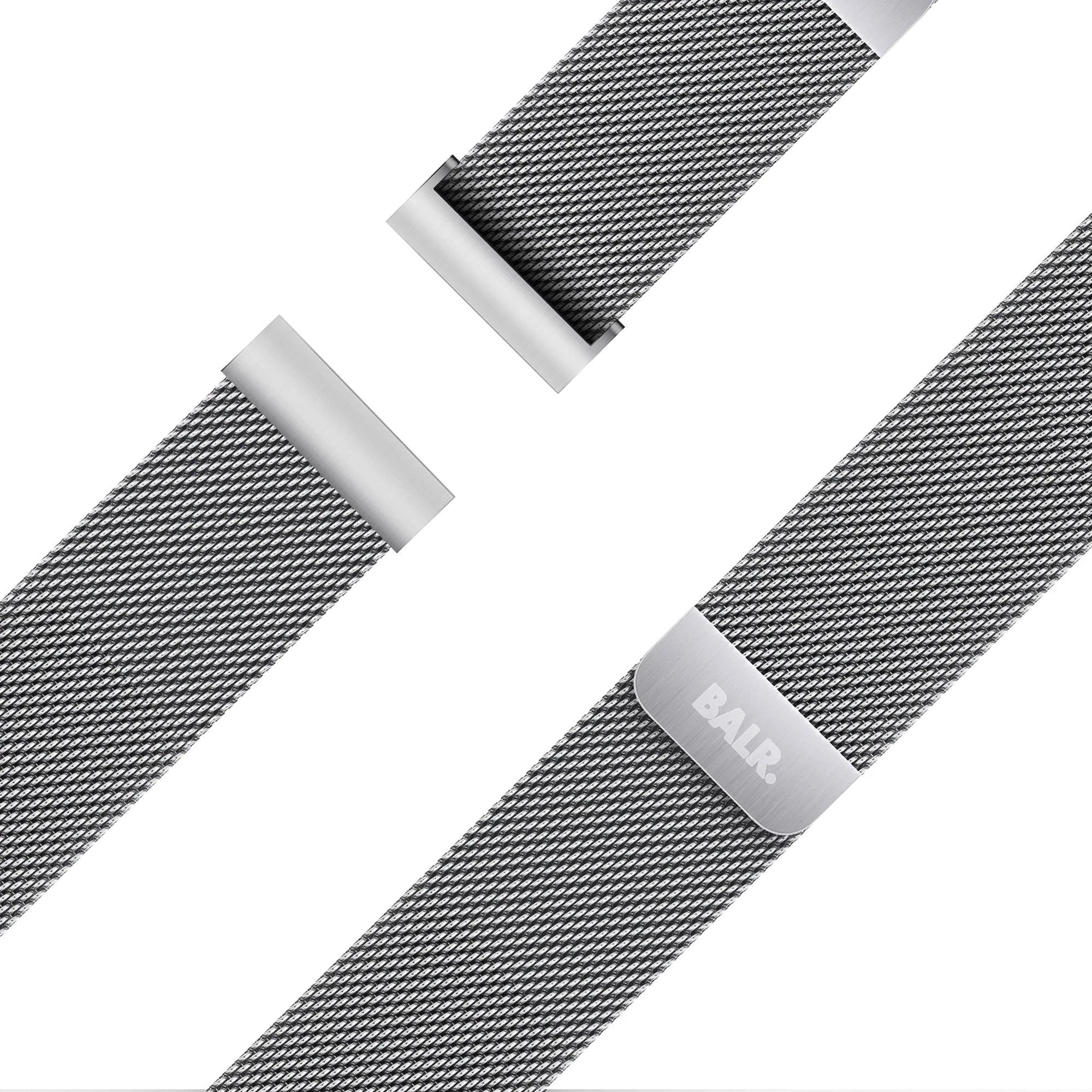 BALR Polar Pacer Milanese Armband (Silber)
