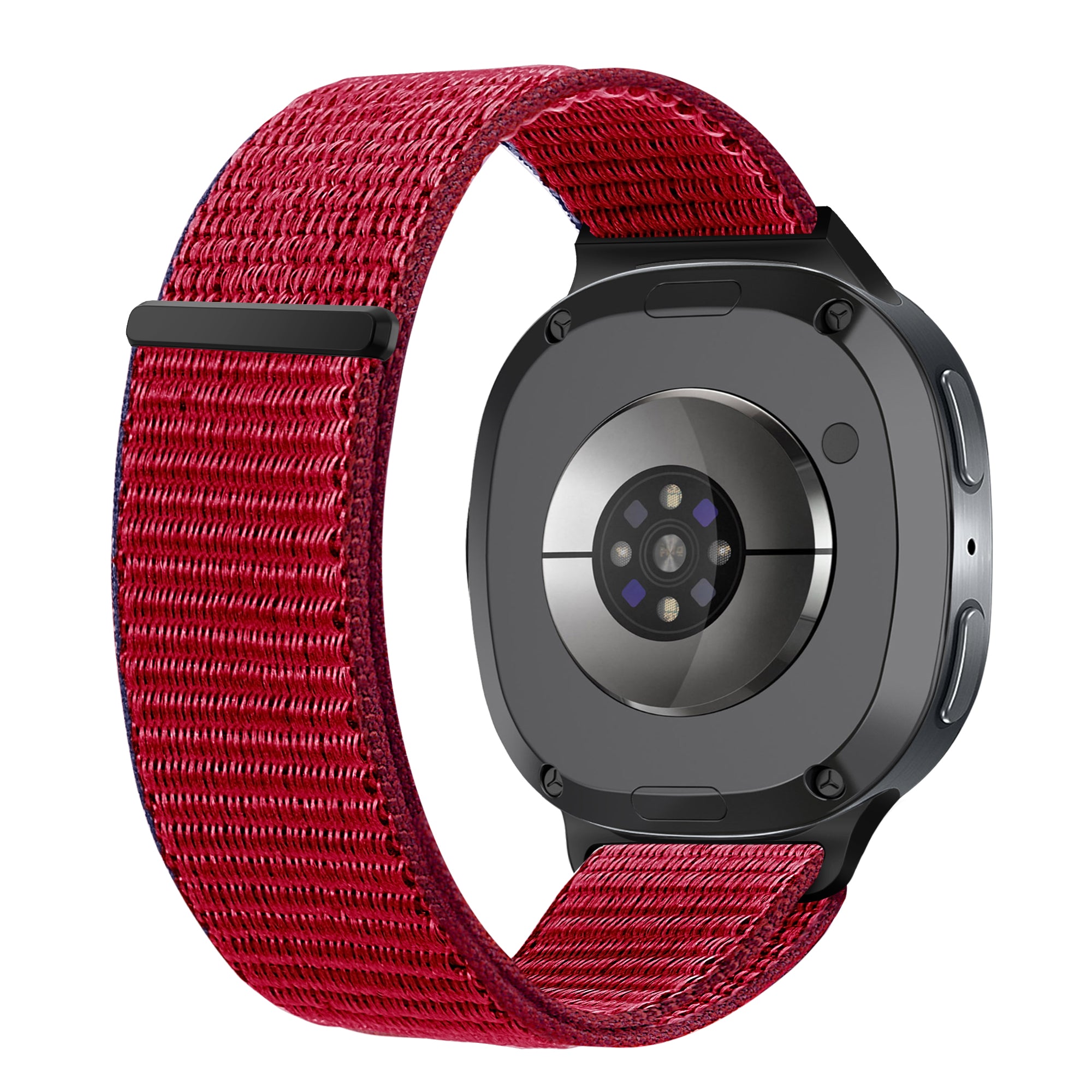 Samsung Galaxy Watch 8 - 44mm Nylonarmband (Rot Mix)