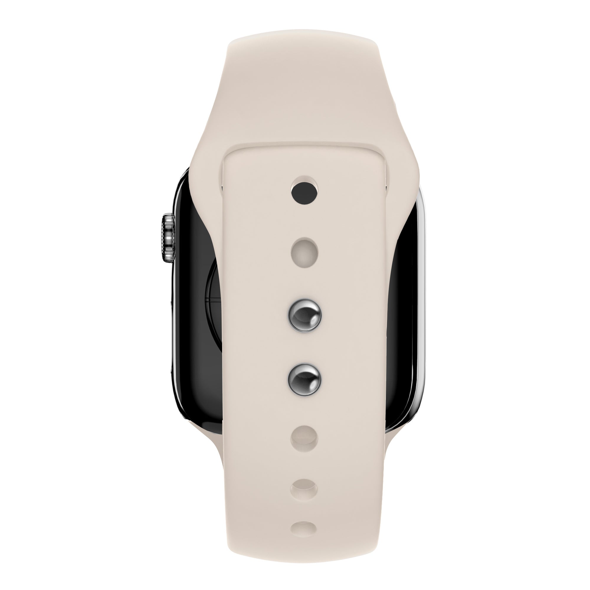 Bandz Apple Watch Dual Snap Silicone Strap (Starlight)