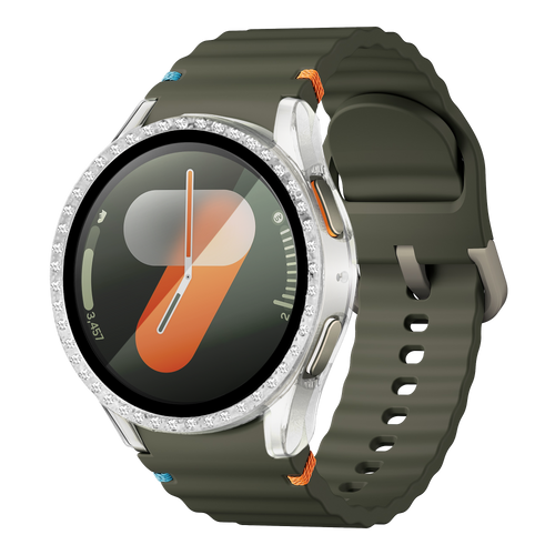 Samsung Galaxy Watch 7 - 40mm Diamond Case with Glass (Transparent)