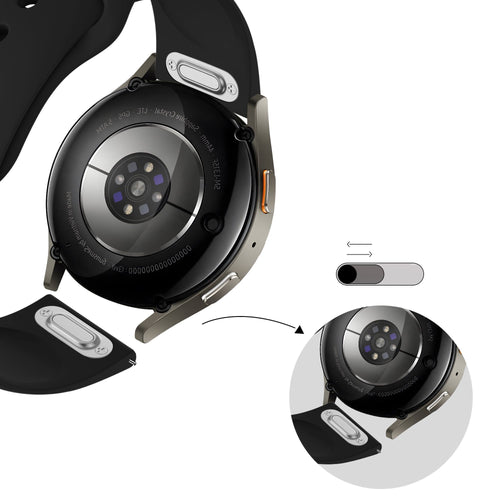 Bandz Huawei Watch 3 (Pro) Sport Strap 'Easy Fit' (Black)