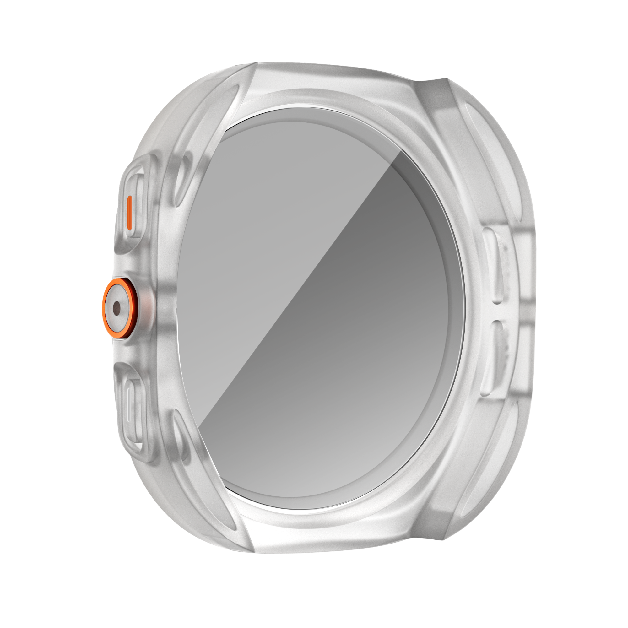 Bandz Samsung Galaxy Watch 7 - 44mm Square PC-Gehäuse mit Glass (Frost)