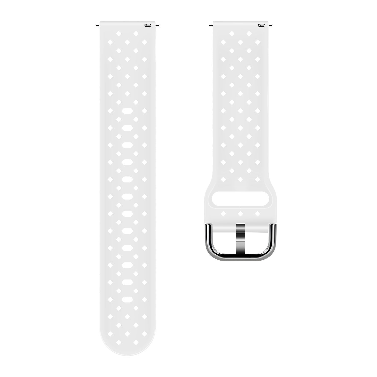 Withings Steel HR - 40mm Geflochtenes Silikonarmband (Weiß)