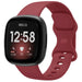 Fitbit Versa 4 Silikonarmband Classic (Weinrot)