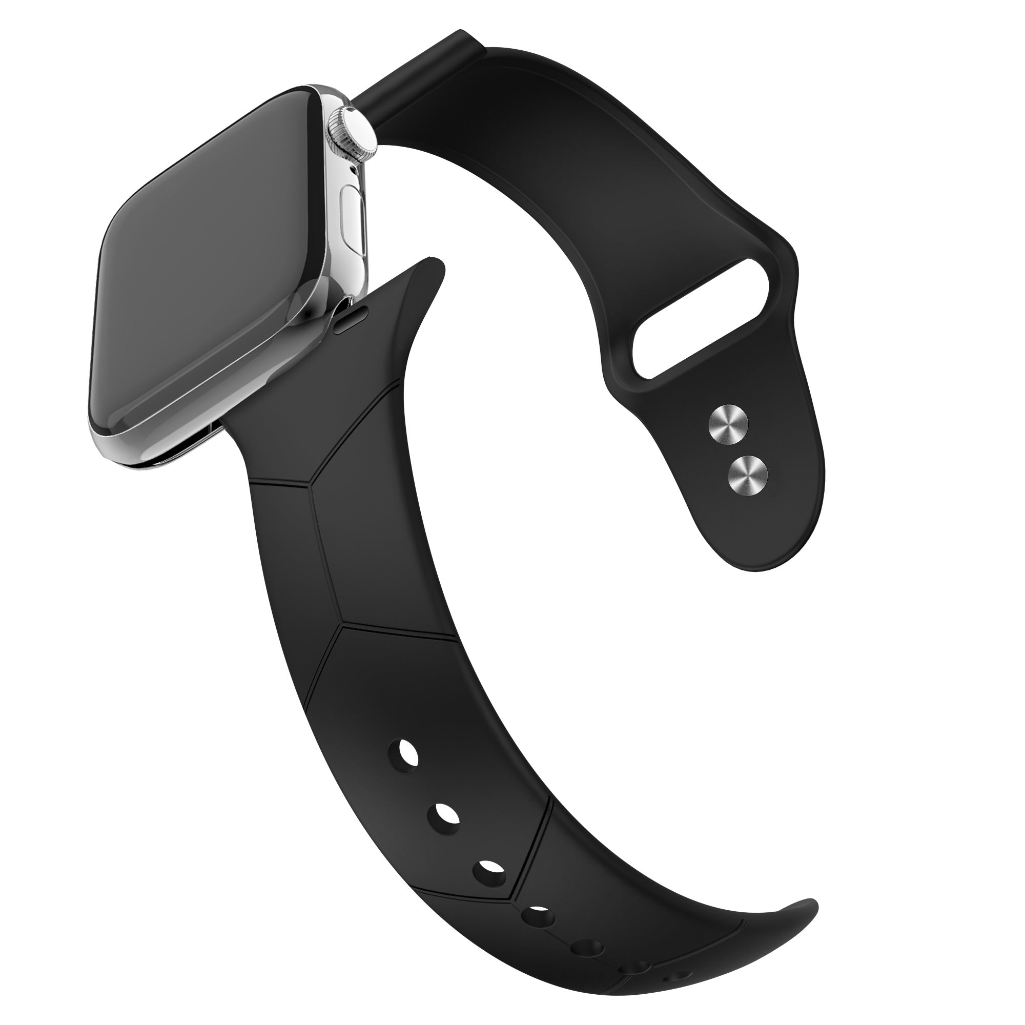 BALR. Apple Watch Hexagon Sport Armband (Schwarz)