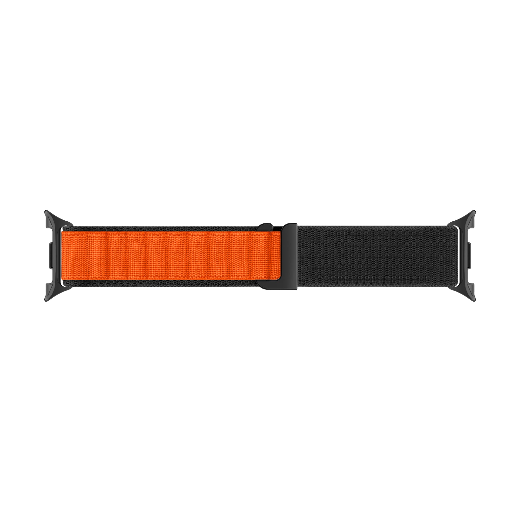 Samsung Galaxy Watch 8 - 44mm Alpine Armband (Schwarz/Orange)