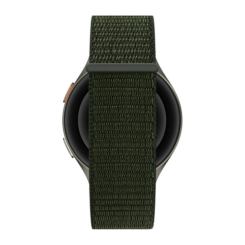 Bandz Pebble Round 2 - 20mm Nylon Strap 'Easy Fit' (Green)