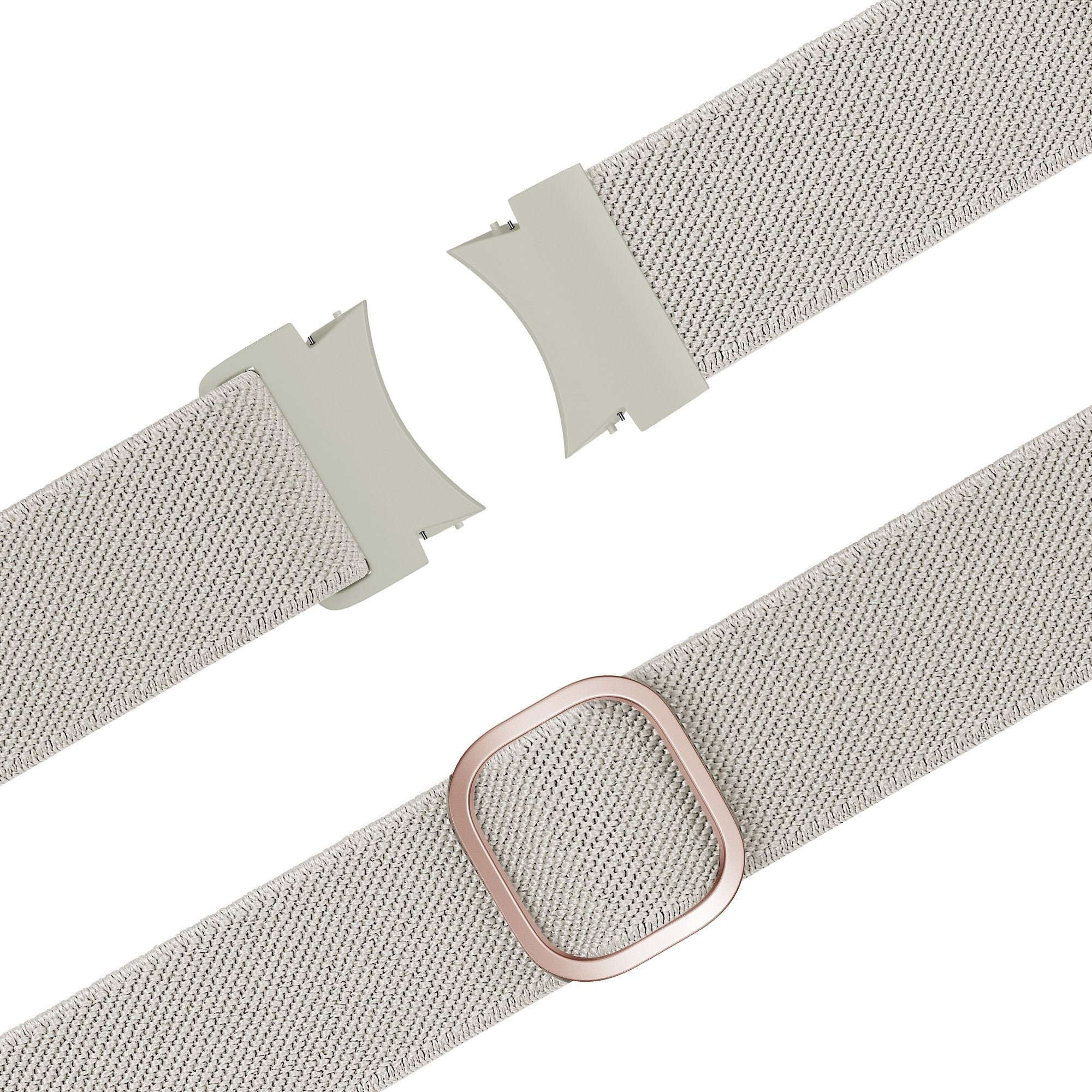 Bandz Samsung Galaxy Watch 5 - 44mm Elastic Strap 'Easy Fit' (Beige)