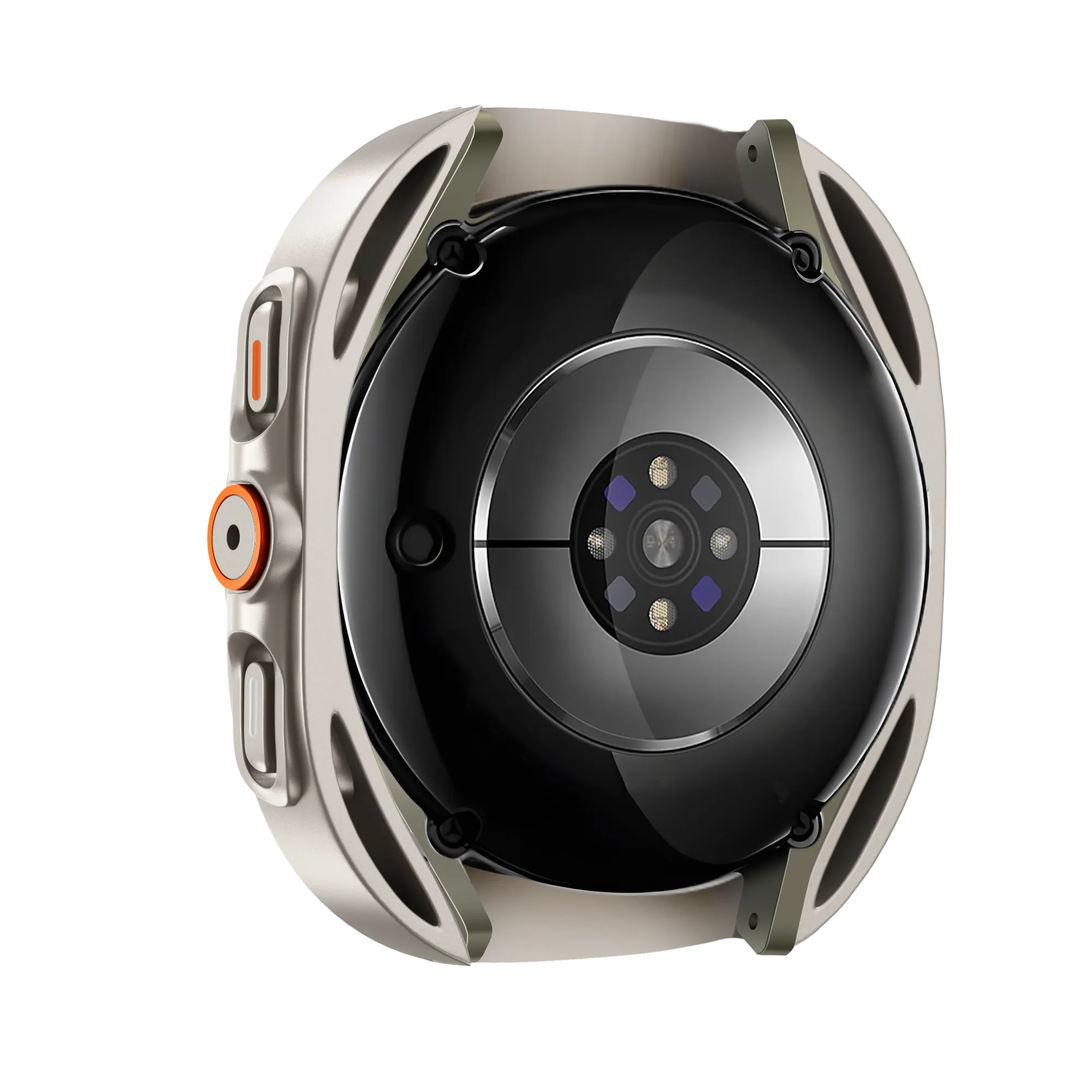 Bandz Samsung Galaxy Watch 7 - 44mm Square PC-Gehäuse mit Glass (Titan)