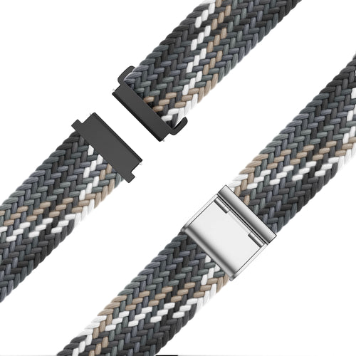 Bandz Garmin Bounce 2 Gewebtes Nylonarmband (Mandala Schwarz)