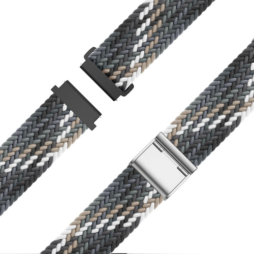 Bandz Pebble Round 2 - 20mm Woven Nylon Strap (Slate)