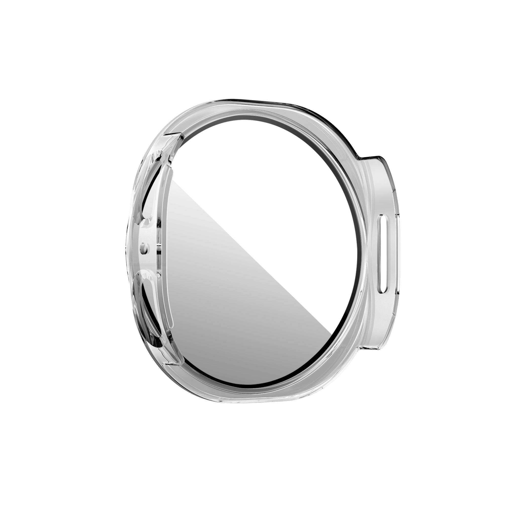 Bandz Samsung Galaxy Watch 8 - 44mm PC Hülle mit Glas (Transparant)