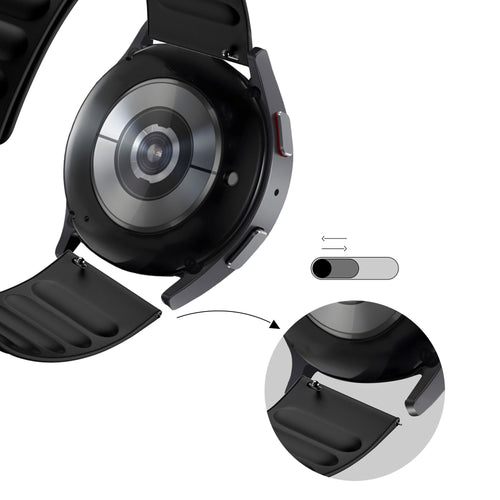 Bandz Gard Pro Health Smartwatch 3 - 41mm Magnetic Woven Strap (Black)