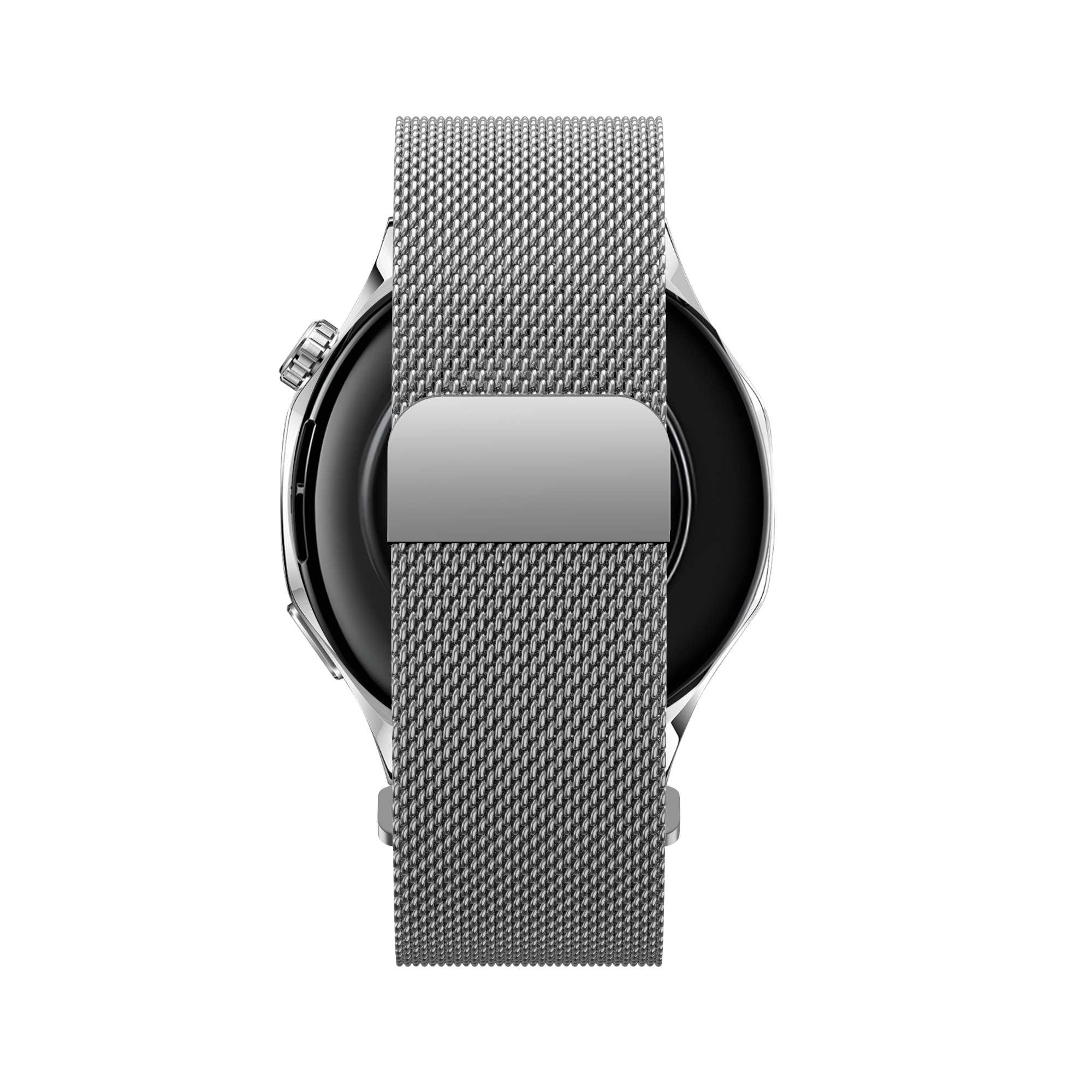 Bandz Coros Apex 46mm 'One Push' Milanese Armband (Silber)