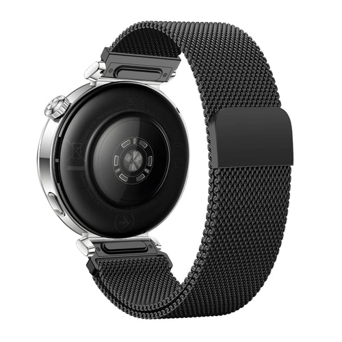 Bandz Huawei Watch GT 7 - 41mm Milanese Strap 'Easy Fit' (Black)