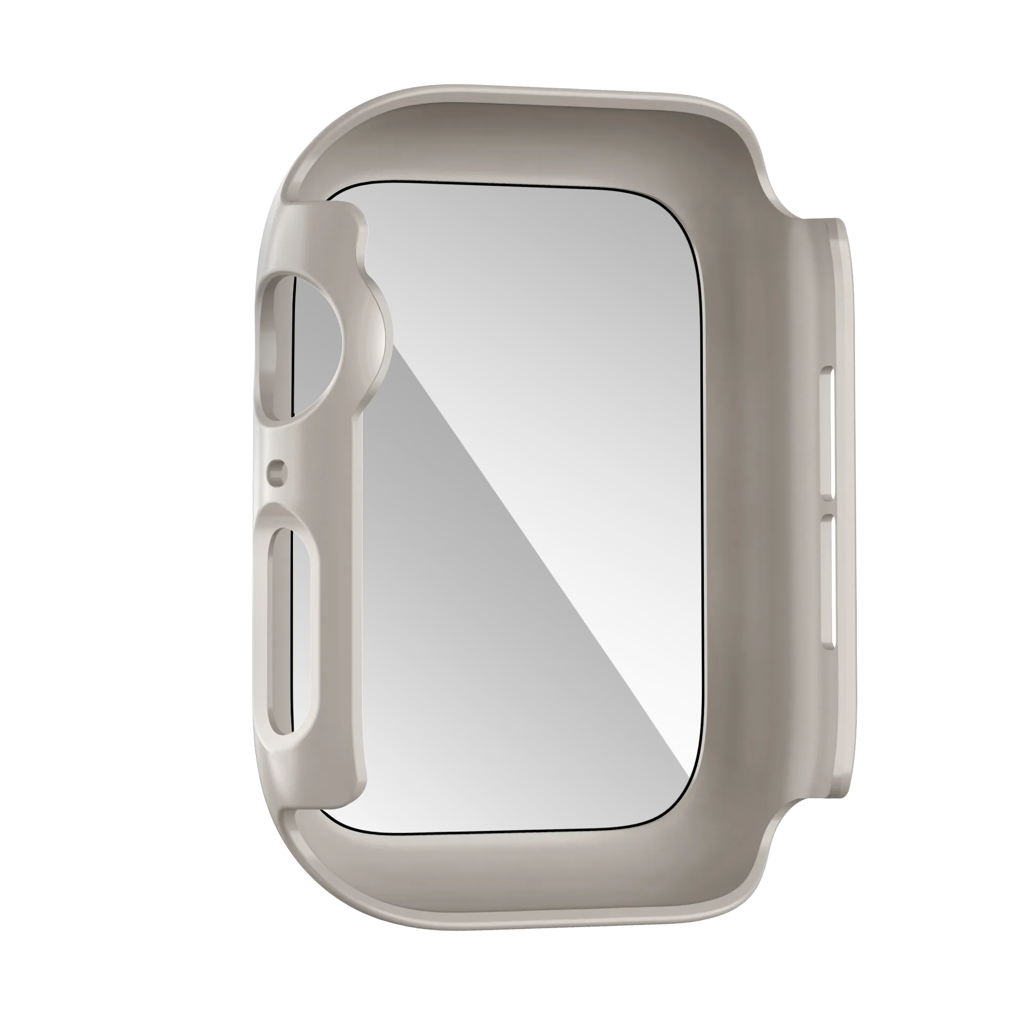 Bandz Apple Watch 10 & 11 - 46mm PC Case with Glass (Titanium)