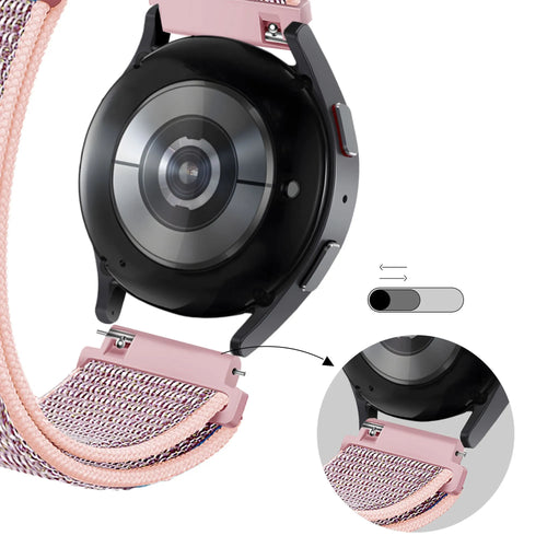 Bandz Coros Pace 2 Nylon Loop Armband (Rosa)