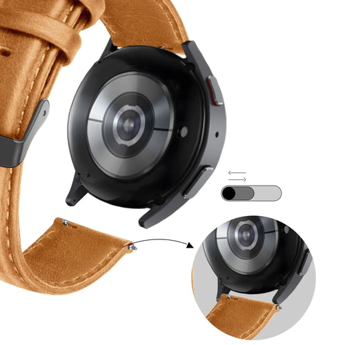 Bandz Suunto Run Leder-Armband 'Classic' (Brown)